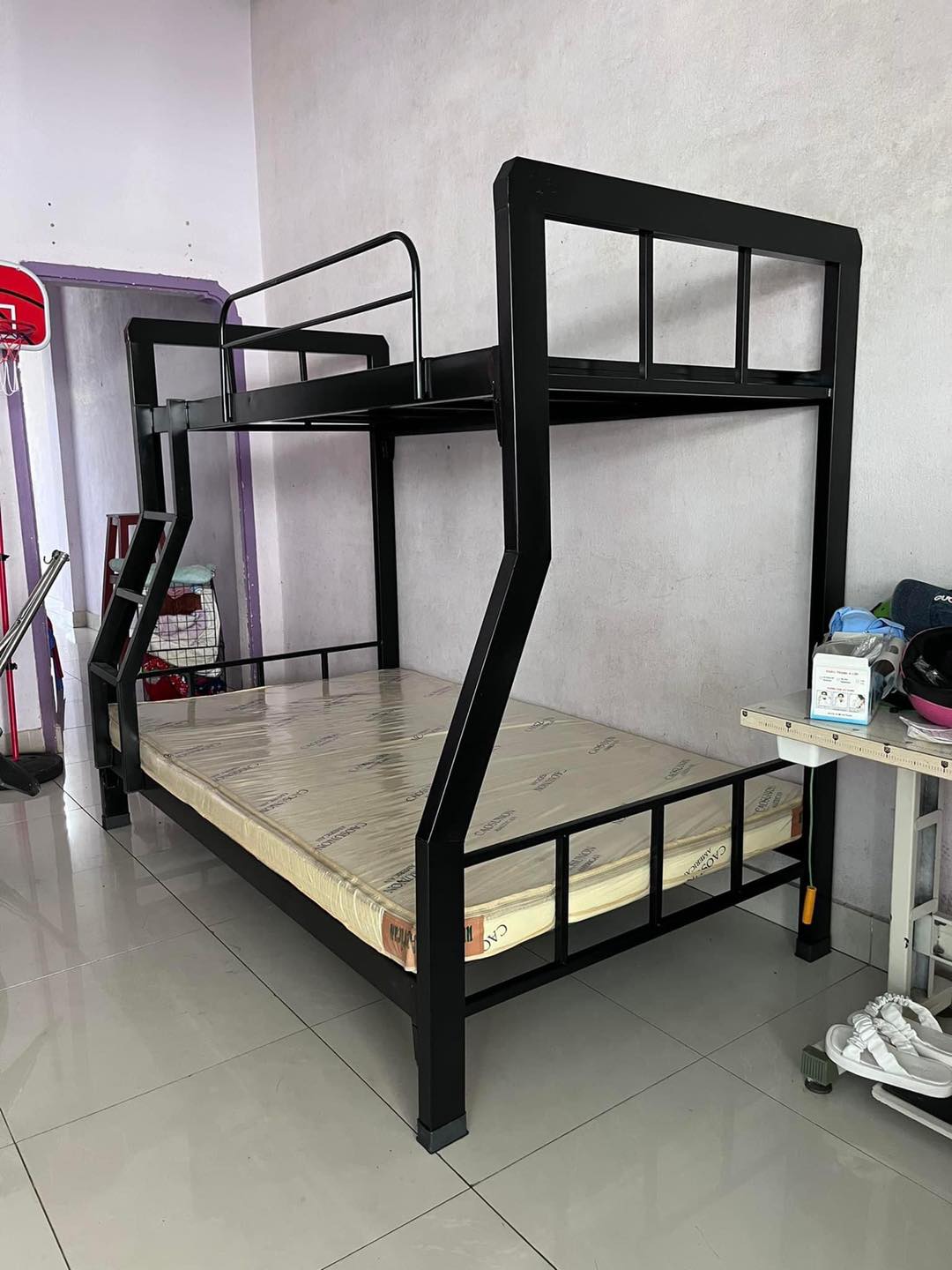 Giường tầng sắt 1m4 hộp 40x80 GTS 41 - Ảnh 2