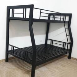 Giường sắt lệch tầng 1m2 hộp to - GTS 12