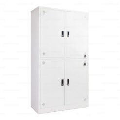 Tủ hồ sơ sắt 4 cánh trắng AS-19