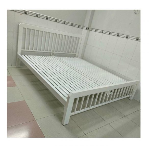 Giường sắt đơn gia đình sắt hộp 40×80 1m6x2m GTS 31 - Ảnh 2