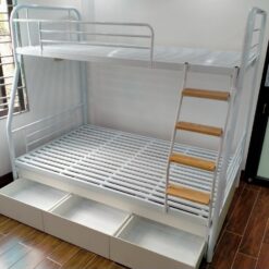 Giường sắt tầng ống tròn 1m4- GTS 50