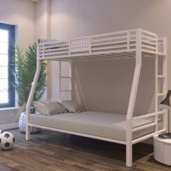 Giường sắt 2 tầng lệch 1m2 kiểu mới GTS 45