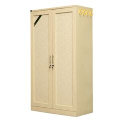 Tủ Sắt Đựng Quần Áo 2 Buồng Kem VN07