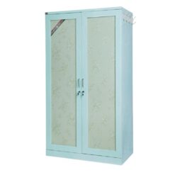 Tủ sắt đựng quần áo 2 cánh xanh ngọc VN08