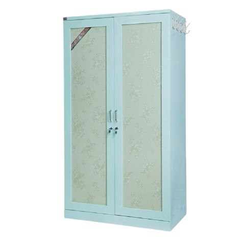 Tủ sắt đựng quần áo 2 cánh xanh ngọc VN08