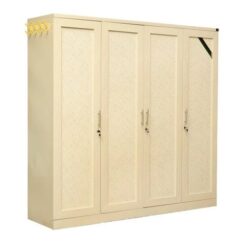 Tủ Sắt Đựng Quần Áo 4 Buồng Màu Kem VN03