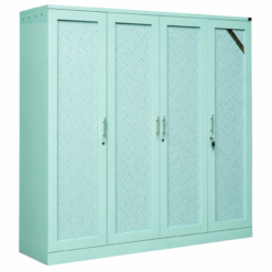 Tủ Sắt Đựng Quần Áo 4 Buồng Xanh Ngọc VN10