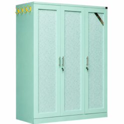 Tủ Sắt Đựng Quần Áo 3 Buồng Xanh ngọc VN09
